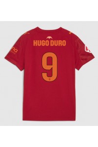 Fotbalové Dres Valencia Hugo Duro #9 Venkovní Oblečení 2025-26 Krátký Rukáv